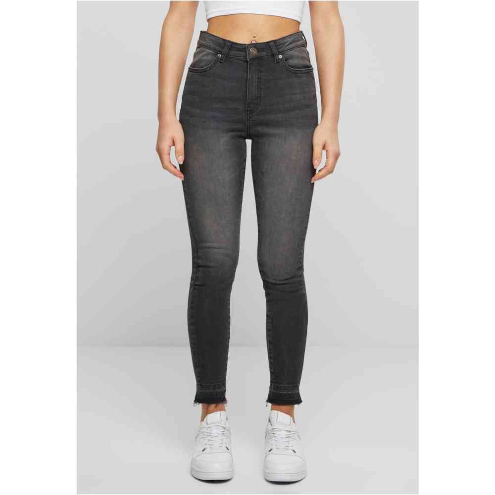 Urban Classics - Skinny fit Skinny jeans - Zwart